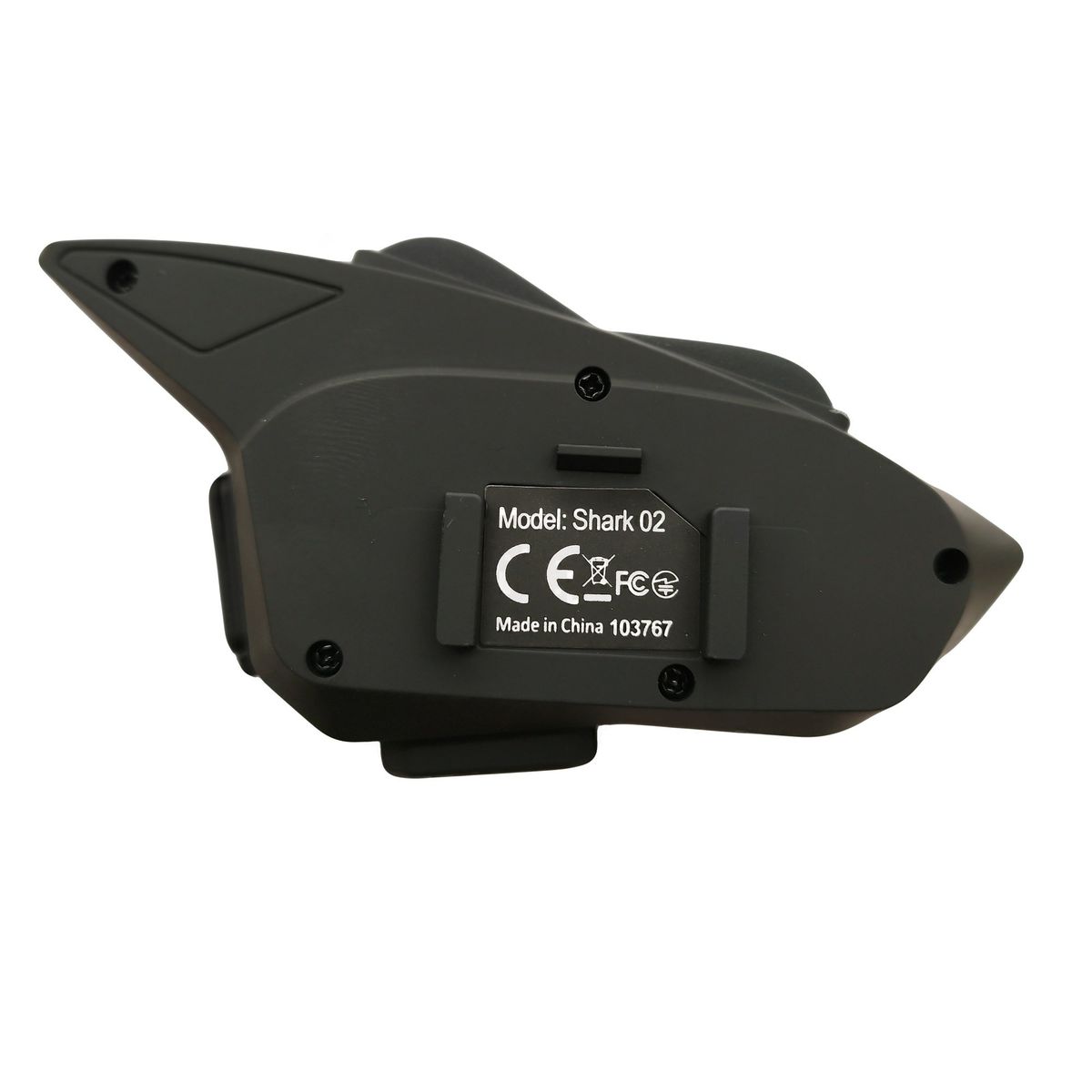 GENERICO - Pack 2 Intercomunicadores casco de moto Moto Hysnox Shark 02 1000m