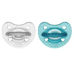 CHICCO - Pack de 2 Chupetes Physio Luxe 16-36M Ver-Gris