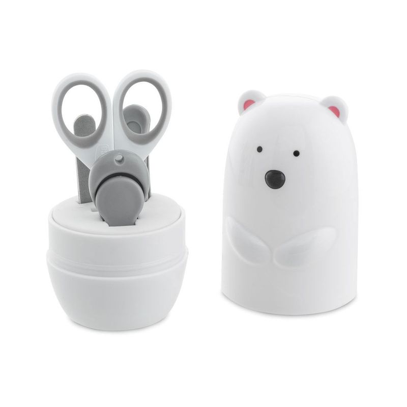 CHICCO - Set de Manicure con Forma de Oso Polar Chicco