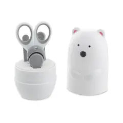 CHICCO - Set de Manicure con Forma de Oso Polar