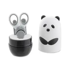 CHICCO - Set de Manicure con Forma de Oso Panda