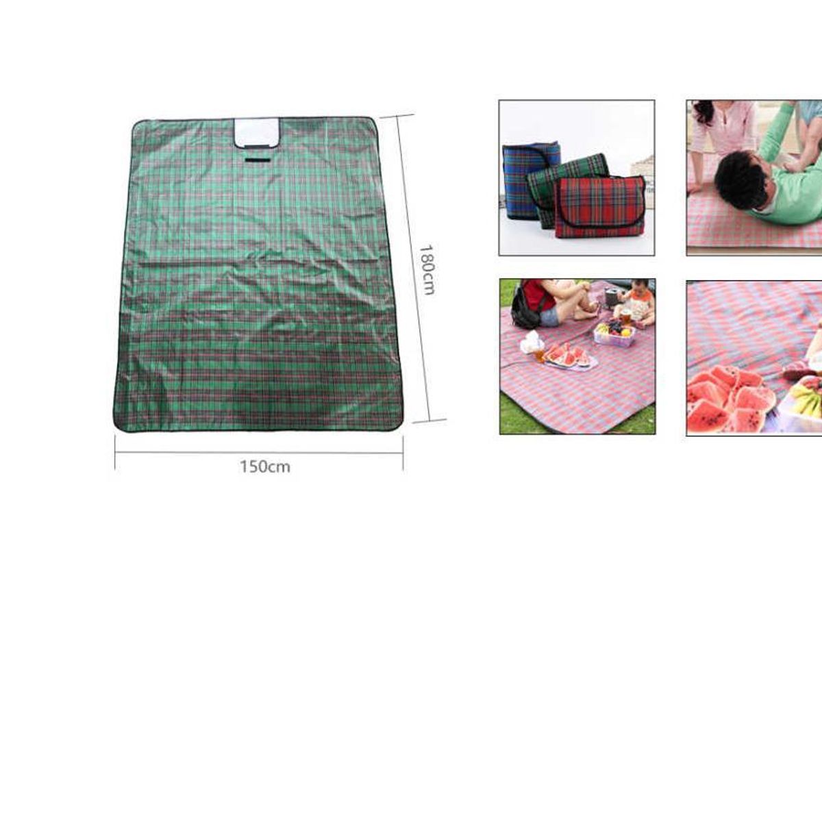 GENERICO - Alfombra Manta Para Picnic Camping O Playa