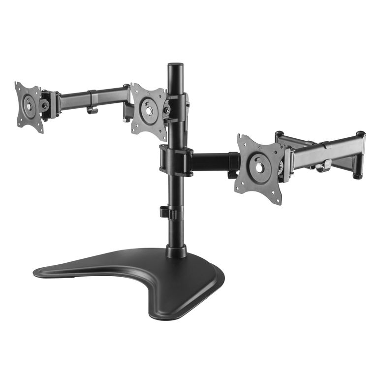 Soporte para 3 Monitores 13" a 27" 360 21Kg SBRM730