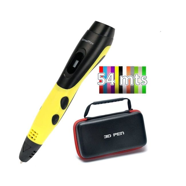 SMAFFOX - Lapiz impresora 3D ABS Smaffox SM-01 54m + Estuche