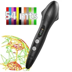 SMAFFOX - Lapiz impresora 3D SM-03 PLA ABS + 54mts filamentos