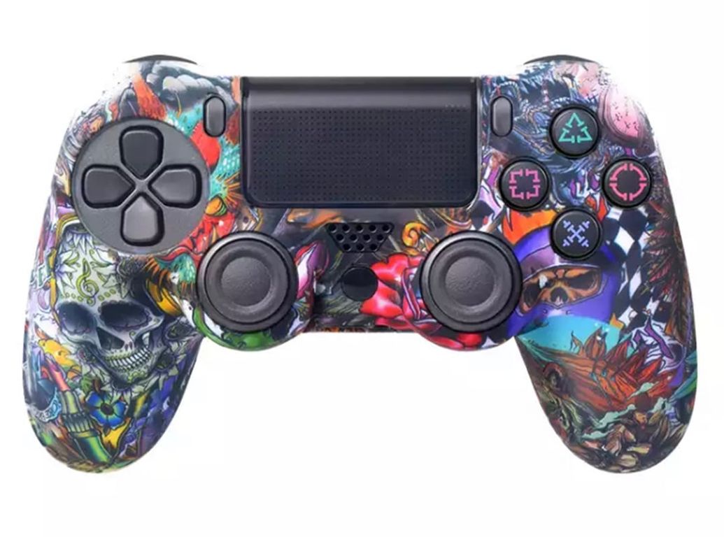 MERCADO CBF Funda Carcasa protectora y animada Salpicada Cala para Control PS4
