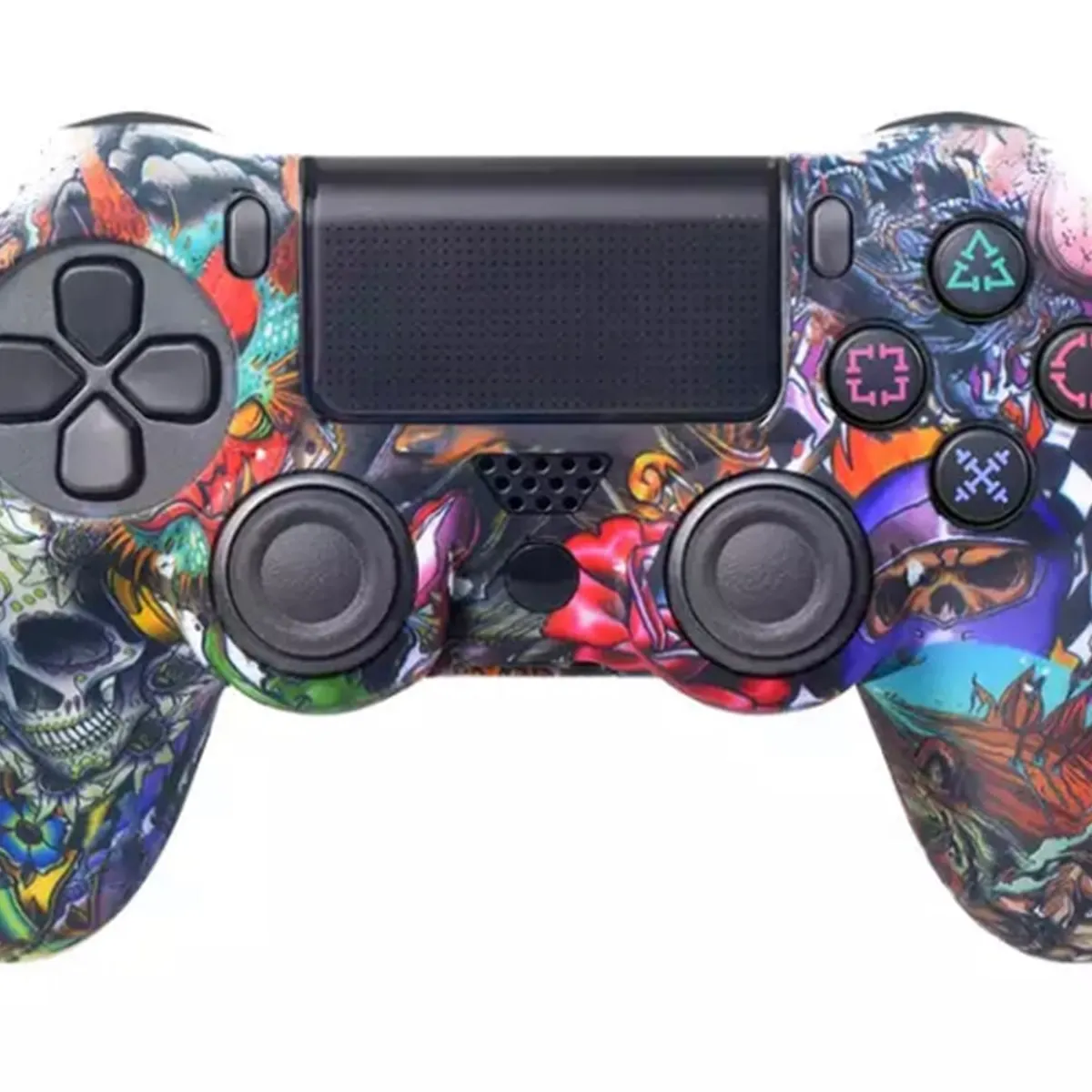 MERCADO CBF - Funda Carcasa protectora y animada Salpicada Cala para Control PS4