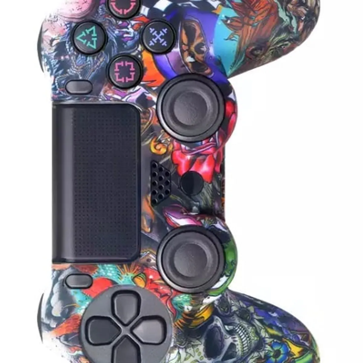 MERCADO CBF - Funda Carcasa protectora y animada Salpicada Cala para Control PS4
