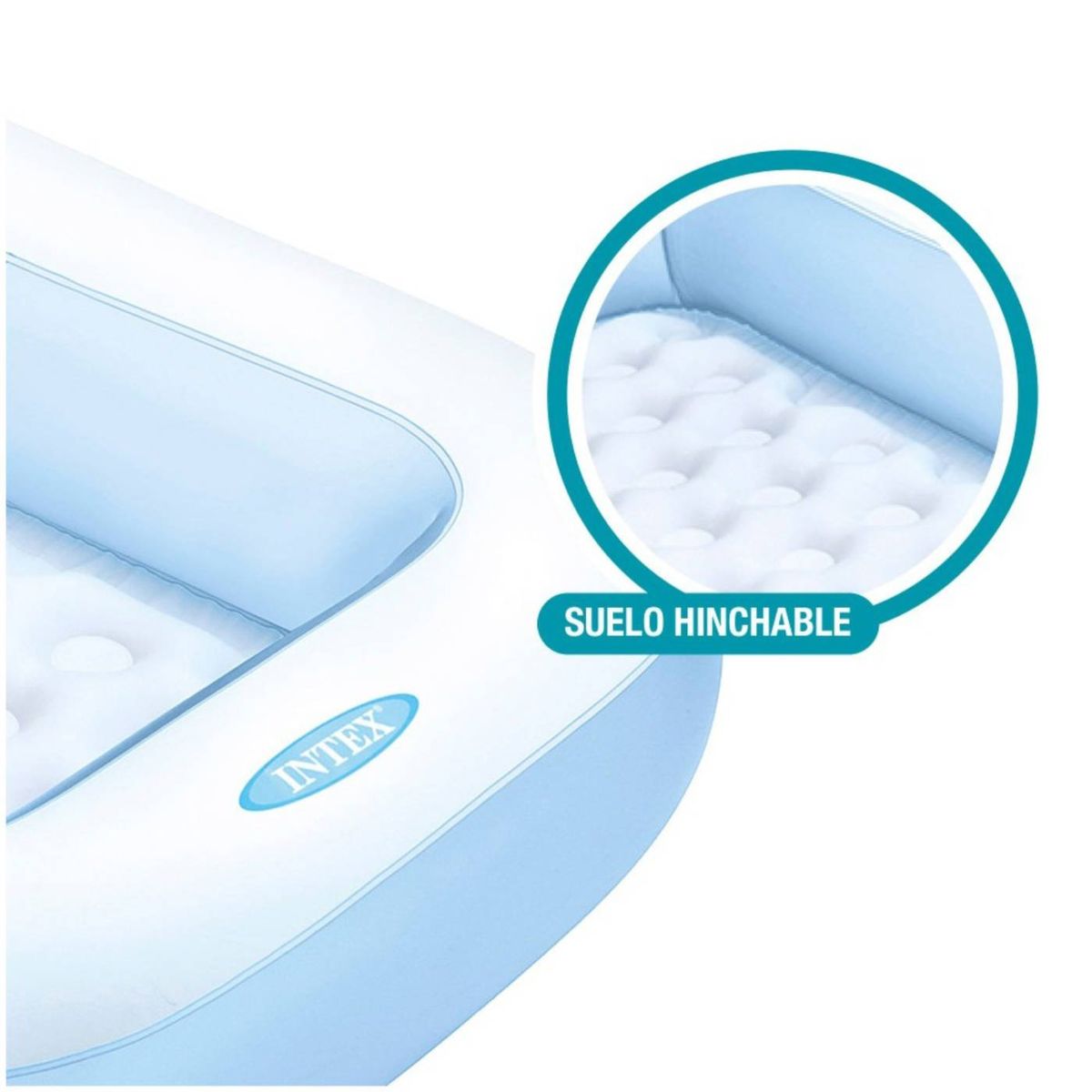 INTEX - Piscina Inflable Rectangular INTEX, 166 x 100 x 28 cm, 102L.