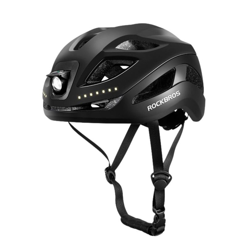 ROCKBROS - Casco de ciclismo con luces recargable Rockbros ZK-077