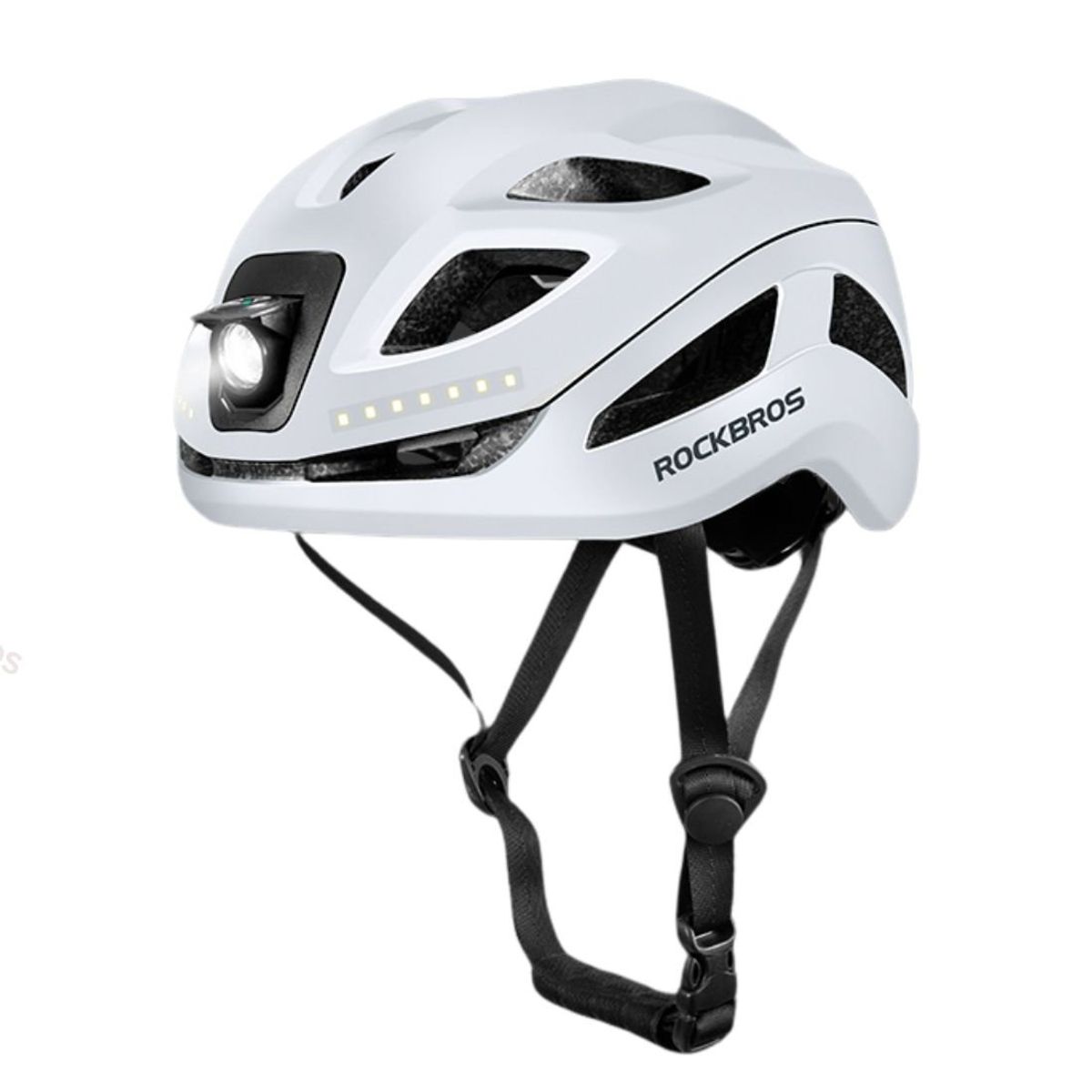 ROCKBROS - Casco de ciclismo con luces recargable Rockbros ZK-077