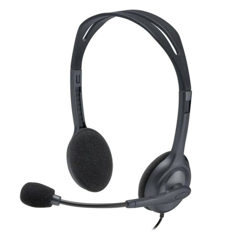 LOGITECH - Audifonos Logitech H111 Stereo Headset Alambricos De 3,5 Mm