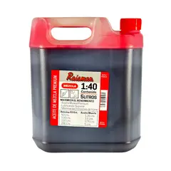 RAISMAN - ACEITE RAISMAN® PARA MEZCLA 1:40 DE MOTOSIERRAS ORILLADORAS DESBROZADORAS 5 LITROS