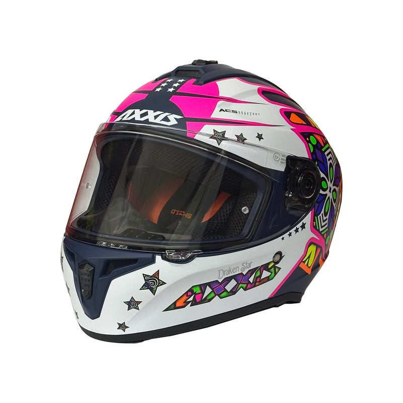 AXXIS - Casco Axxis Draken S Star C7 Azul Mate