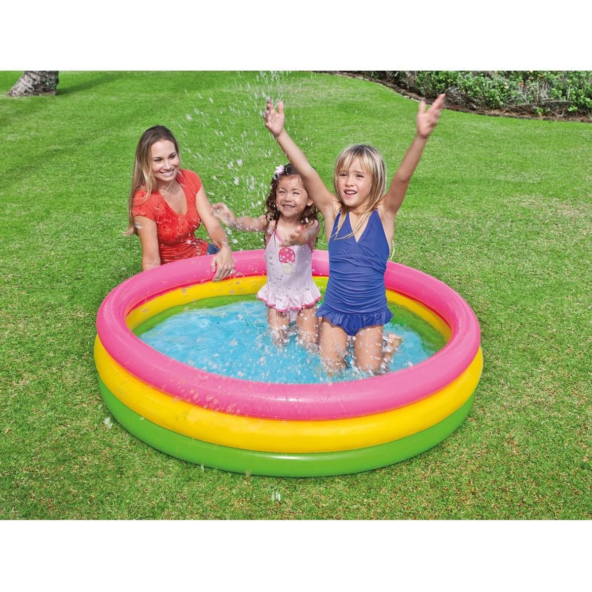 INTEX - Piscina Infantil Inflable INTEX Sunset Glow 147x33 cm