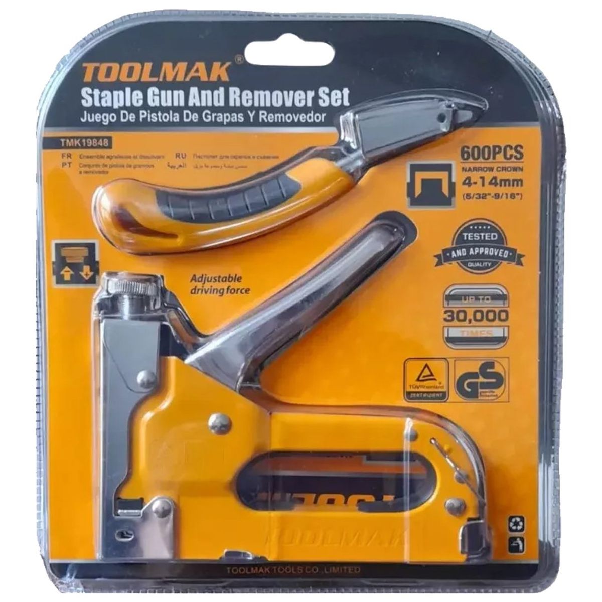 GENERICO - Engrapadora Tapicera Con Removedor Y 5600 Grapas