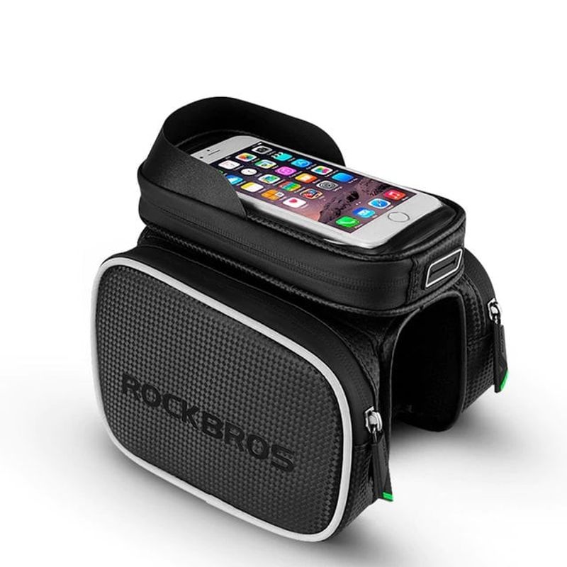 ROCKBROS - Bolso para bicicleta con soporte para teléfono rockbros 009