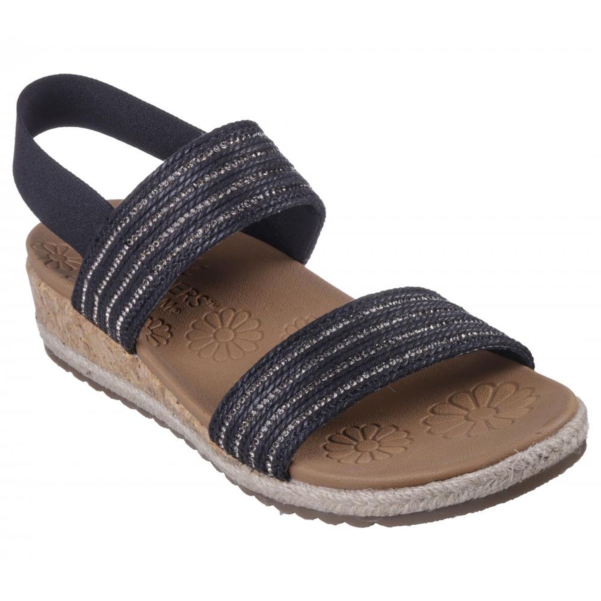 SKECHERS - Sandalia Mujer Breezie Busy-Bee Negro Skechers