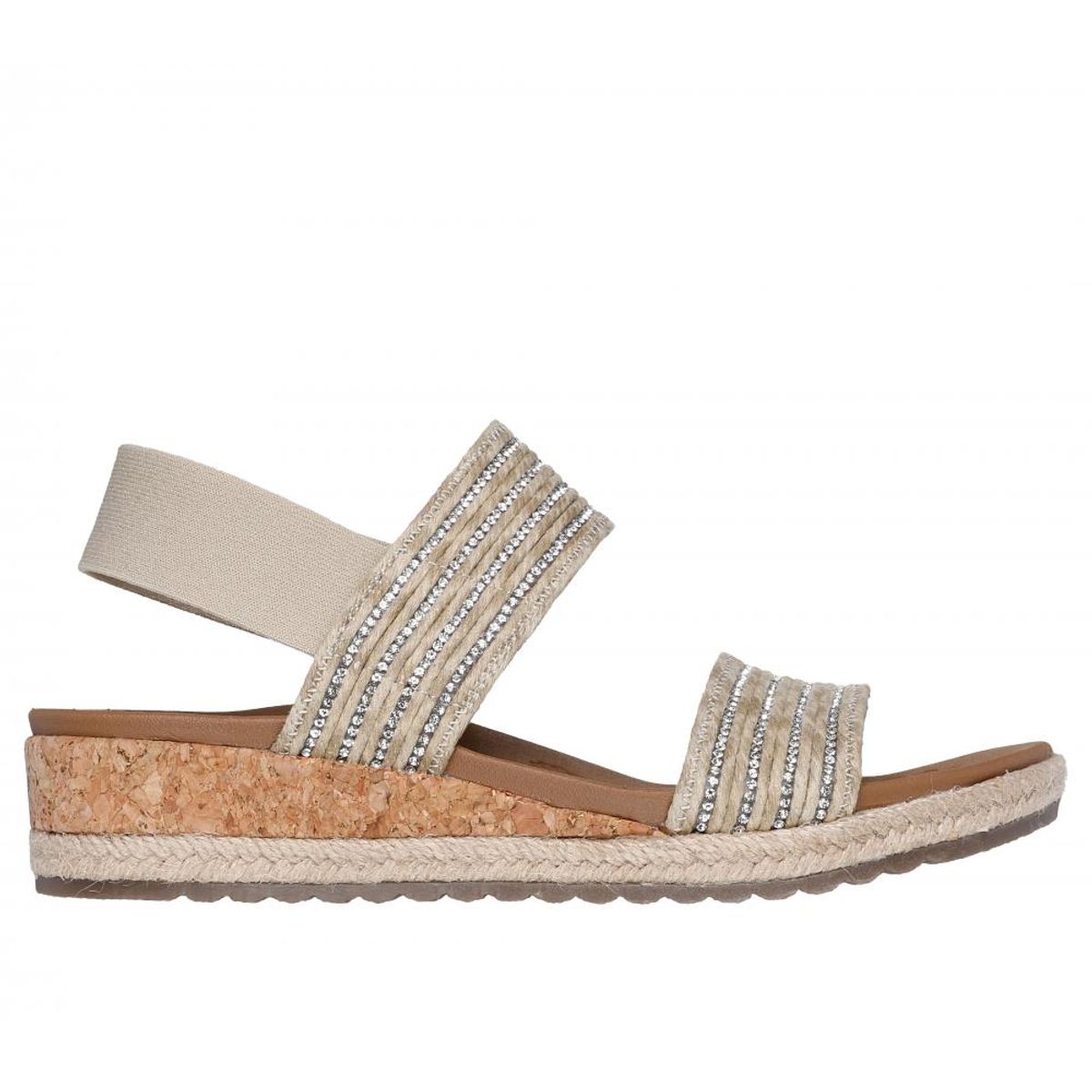 SKECHERS - Sandalia Mujer Breezie Busy-Bee Beige Skechers