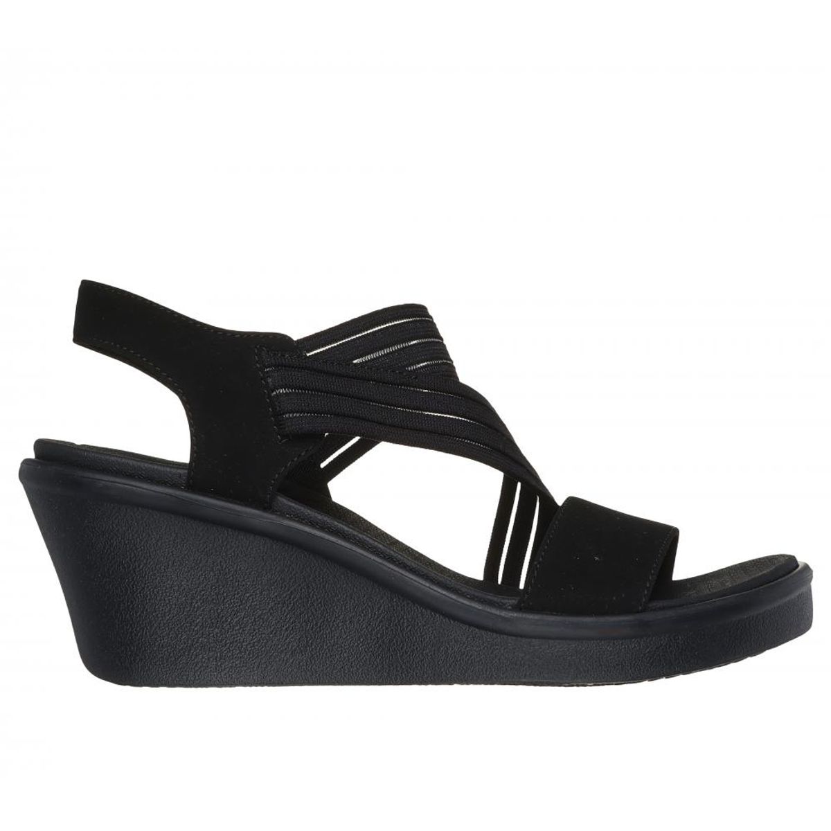 SKECHERS - Sandalia Mujer Rumble On My Go To Negro Skechers