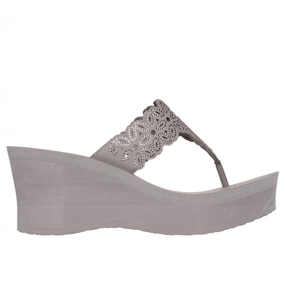 SKECHERS - Sandalia Mujer Padma Flower Glitz Beige Skechers