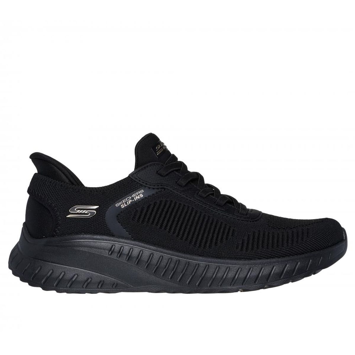 SKECHERS - Zapatilla Mujer Skechers Slip-ins: Bobs Squad Chaos Negra