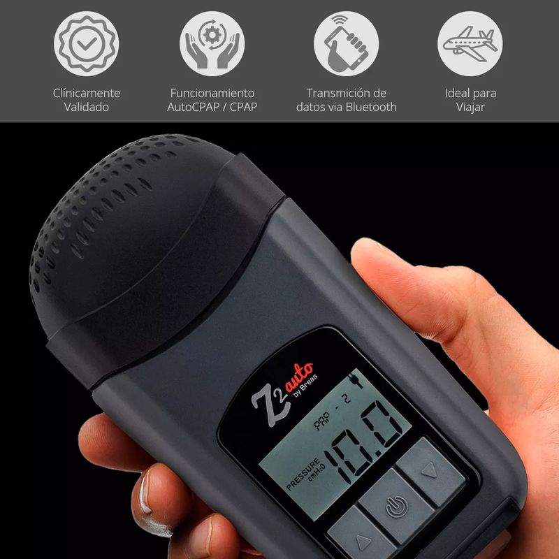 TOPMEDIC - Auto CPAP Portátil Compacto Silencioso Breas Z2