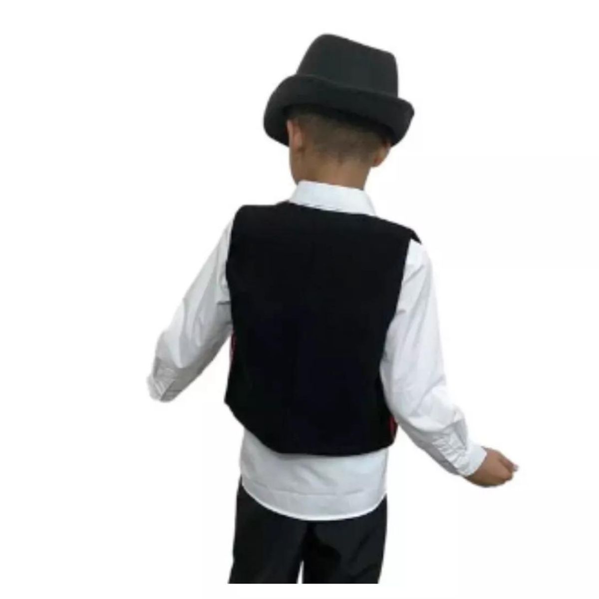 UTILISIMO - Chaleco Bolero Negro Para Niño  Talla 12  Fechas Patrias