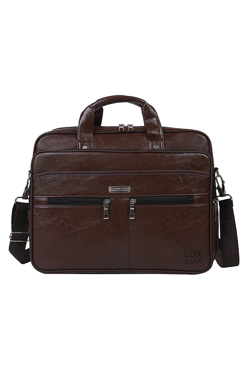 LUXGEAR Maletín Cuero Luxgear Oficina Notebook Tablet 15.6