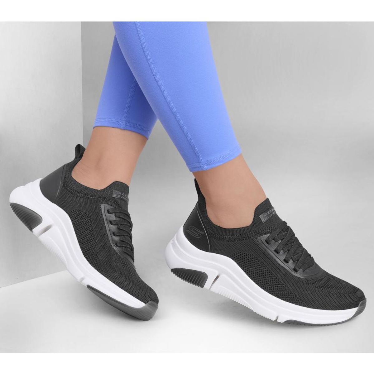 SKECHERS - Zapatilla Mujer Bobs Sparrow Flex Negro Skechers