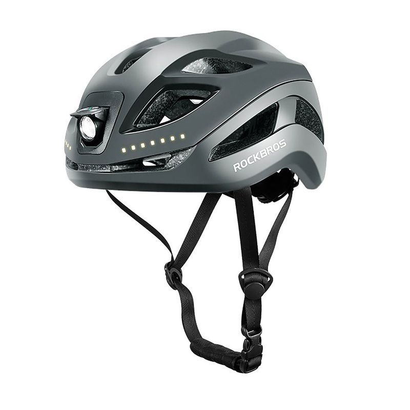 ROCKBROS - Casco de ciclismo con luces recargable Rockbros ZK-077
