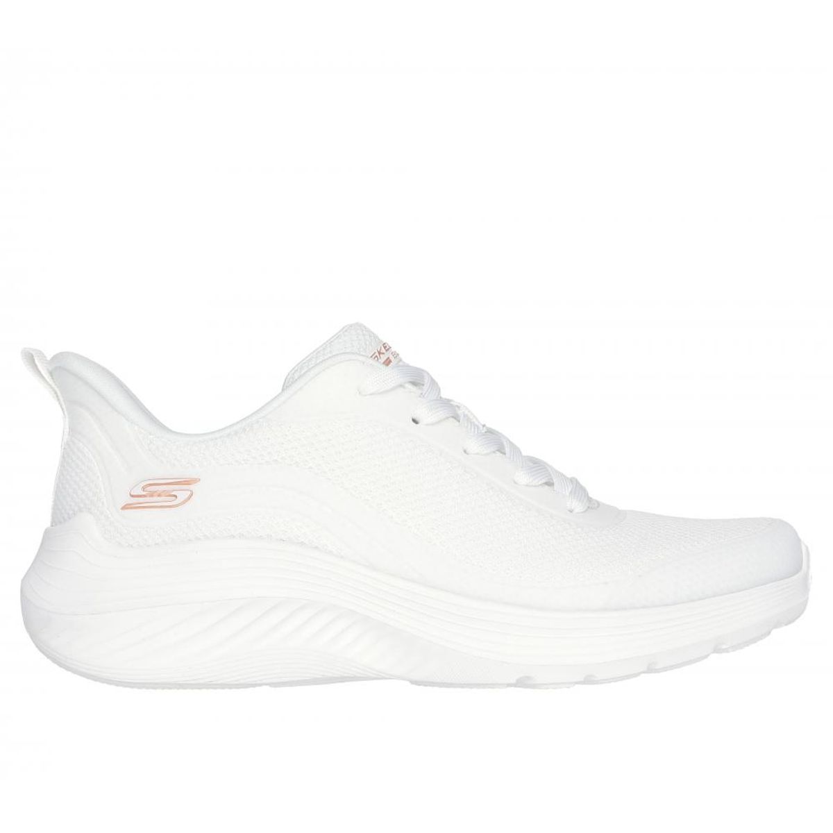SKECHERS - Zapatilla Mujer Bobs Squad Waves Still Wading Blanco Skechers