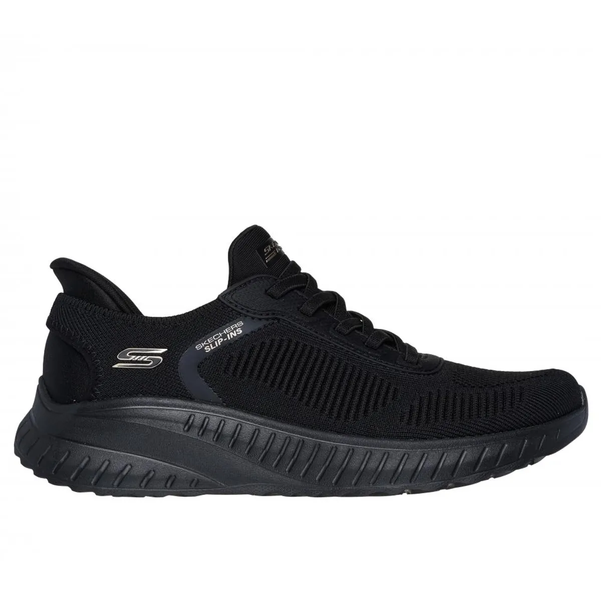 SKECHERS - Zapatilla Mujer Skechers Slip-ins: Bobs Squad Chaos Negra
