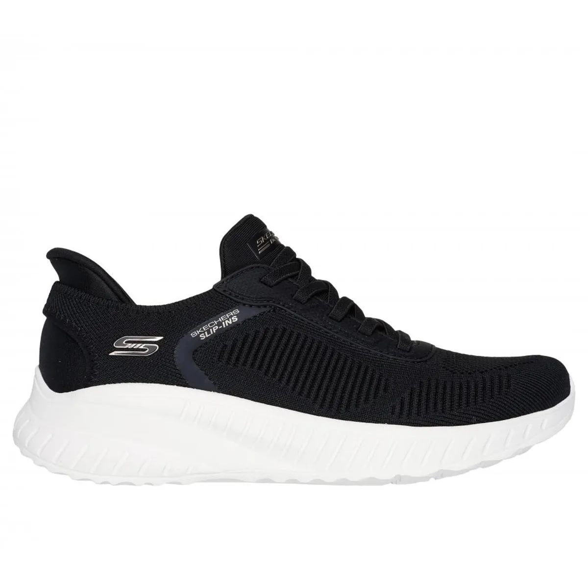 SKECHERS - Zapatilla Mujer Skechers Slip-ins: Bobs Squad Chaos A Negro