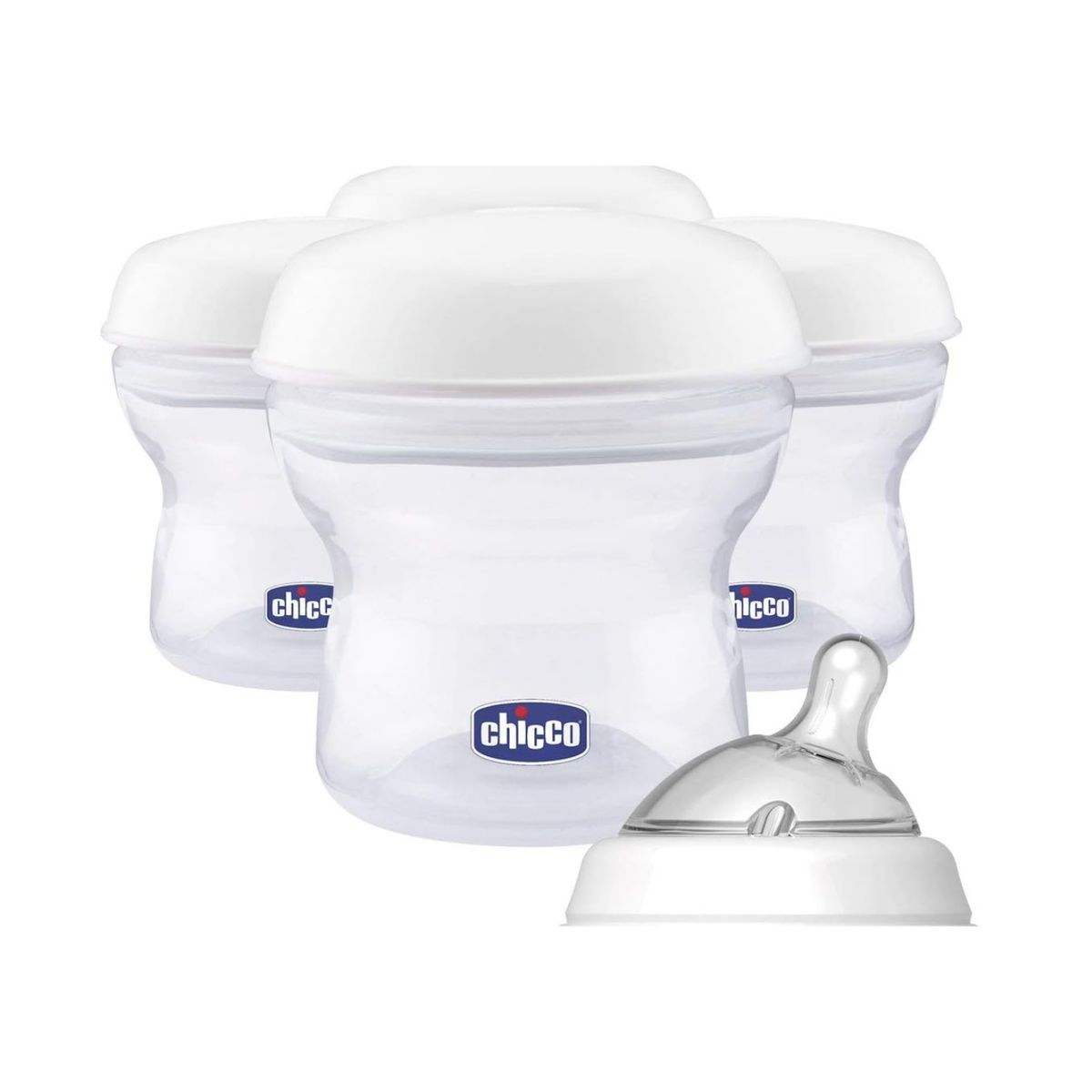 CHICCO - Set de 4 Contenedores para Leche Materna Chicco