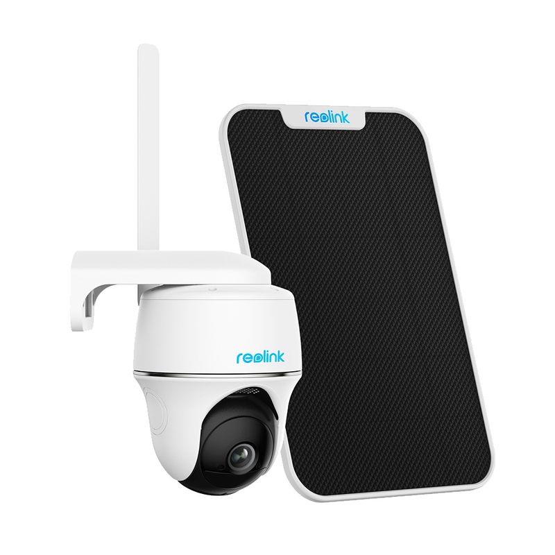 REOLINK - Cámara Go PT Plus USB-C con Panel Solar y 4G Reolink