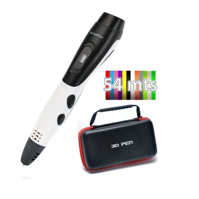 SMAFFOX - Lapiz impresora 3D ABS Smaffox SM-01 54m + Estuche