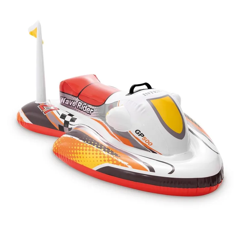 INTEX - Flotador Moto Acuática Inflable INTEX 177 x 77 cm