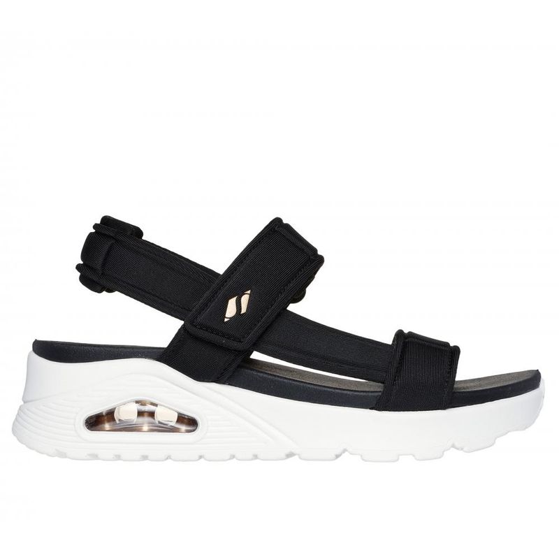 SKECHERS - Sandalia Mujer Uno Summer Stand2 Negro Skechers