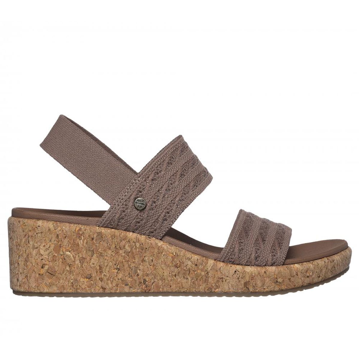 SKECHERS - Sandalia Mujer Arch Fit Beverlee Mesh On You Café Skechers