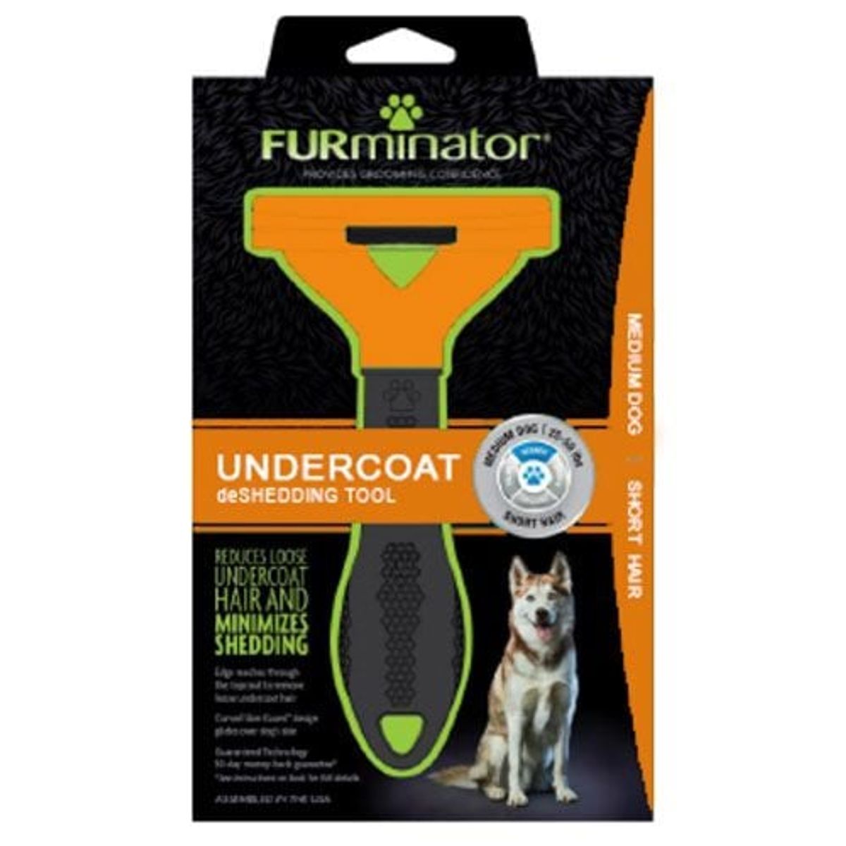FURMINATOR - Furminator Cepillo Pelo Corto Medium Perro