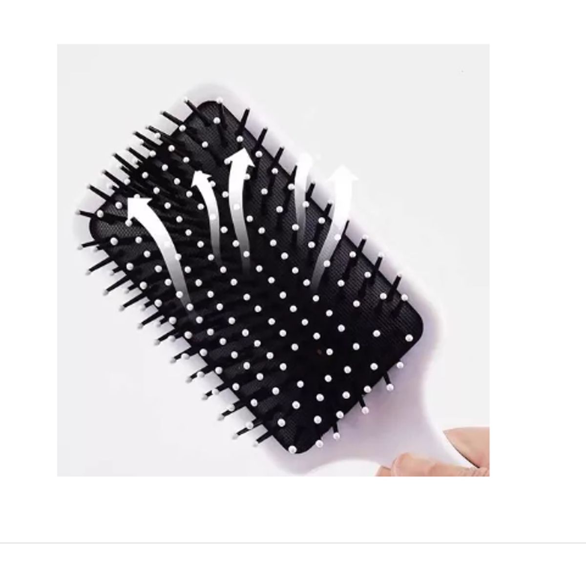 GENERICO - Pack X 3 Cepillo De Cabello Cuadrado