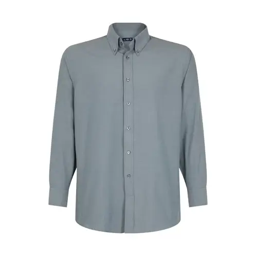 T WORLD - Camisa Oxford Classic Manga Larga