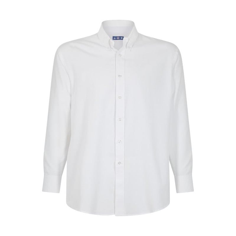 T WORLD - Camisa Oxford Classic Manga Larga