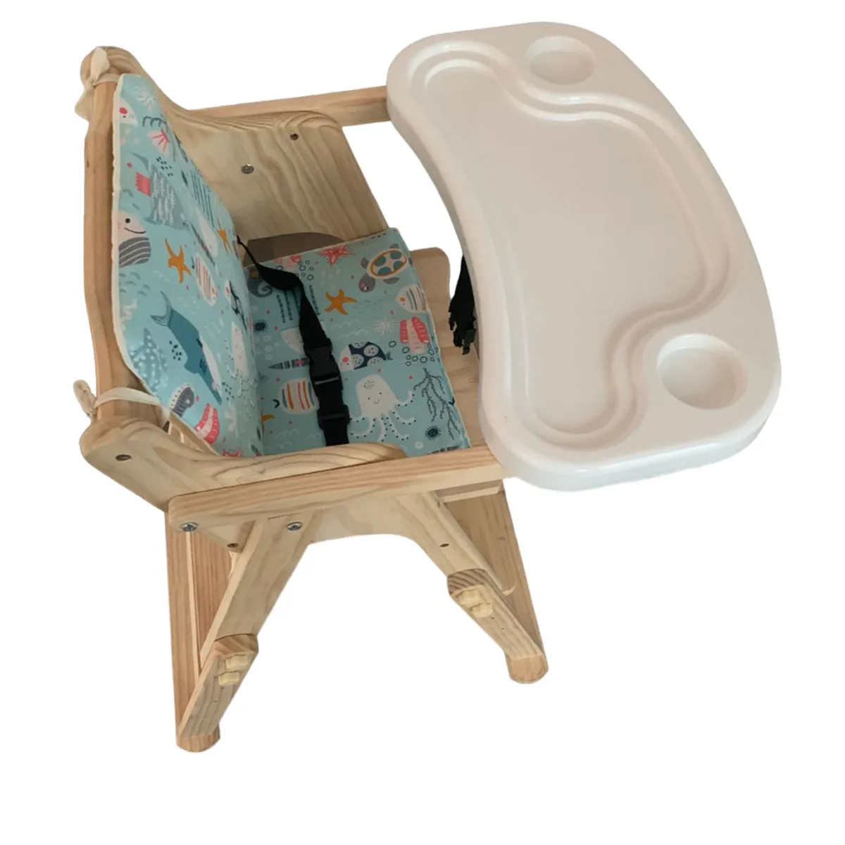 JUGUETERIA ESTELAR - Silla de comer Ajustable con Bandeja desmontable Acolchada