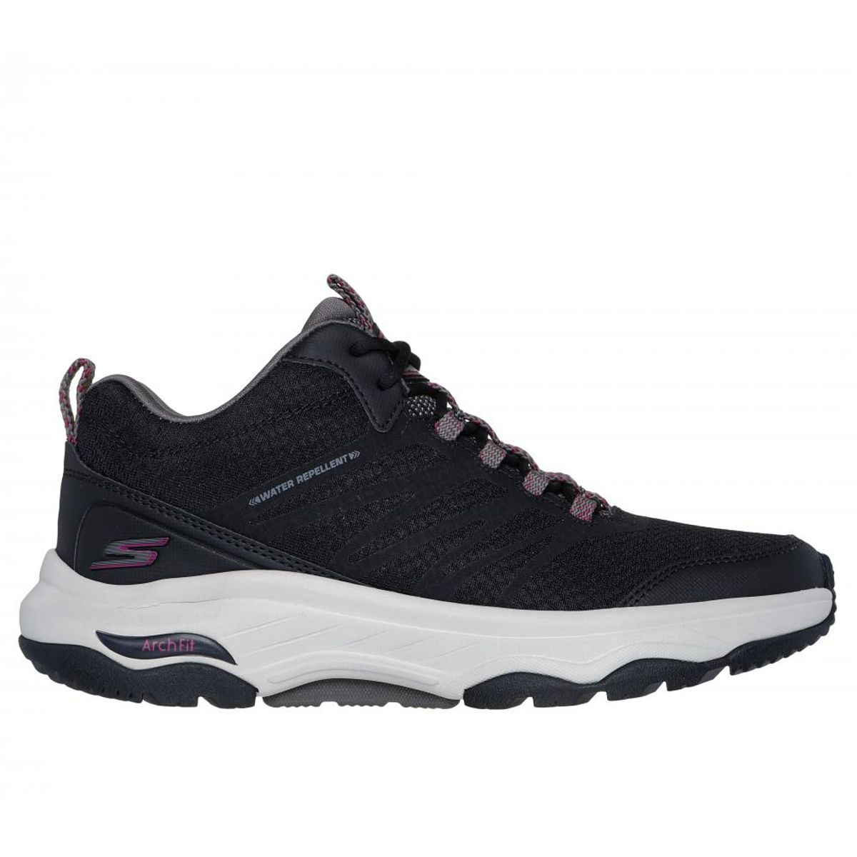 SKECHERS - Zapatillas Mujer Go Walk Arch Fit Outdoor Kerra Negro Skechers