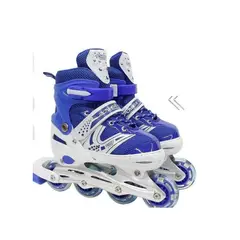 GENERICO - Patines Lineales Ajustable Azul Talla S 29-32