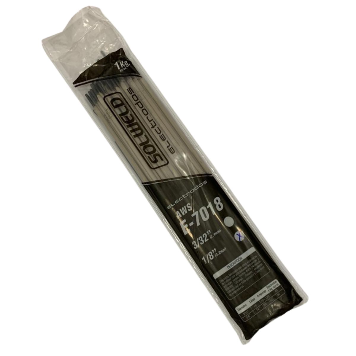 Soldadura Solweld 7018 1/8 1 Kg, marca GENERICO - Foto Principal