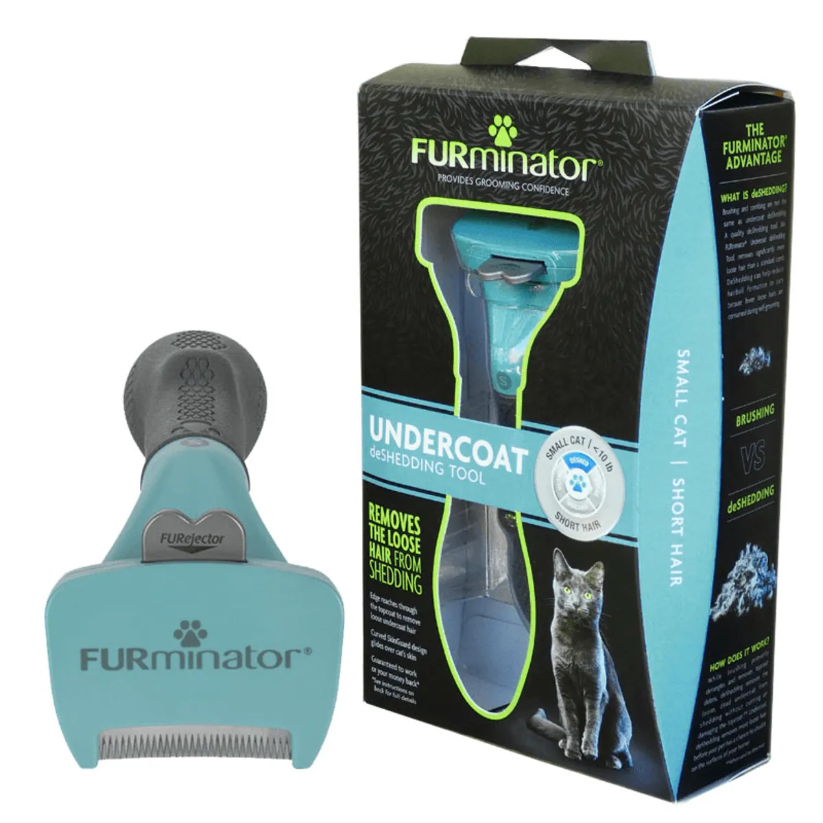 FURMINATOR - Furminator Cepillo Pelo Corto Small Gato