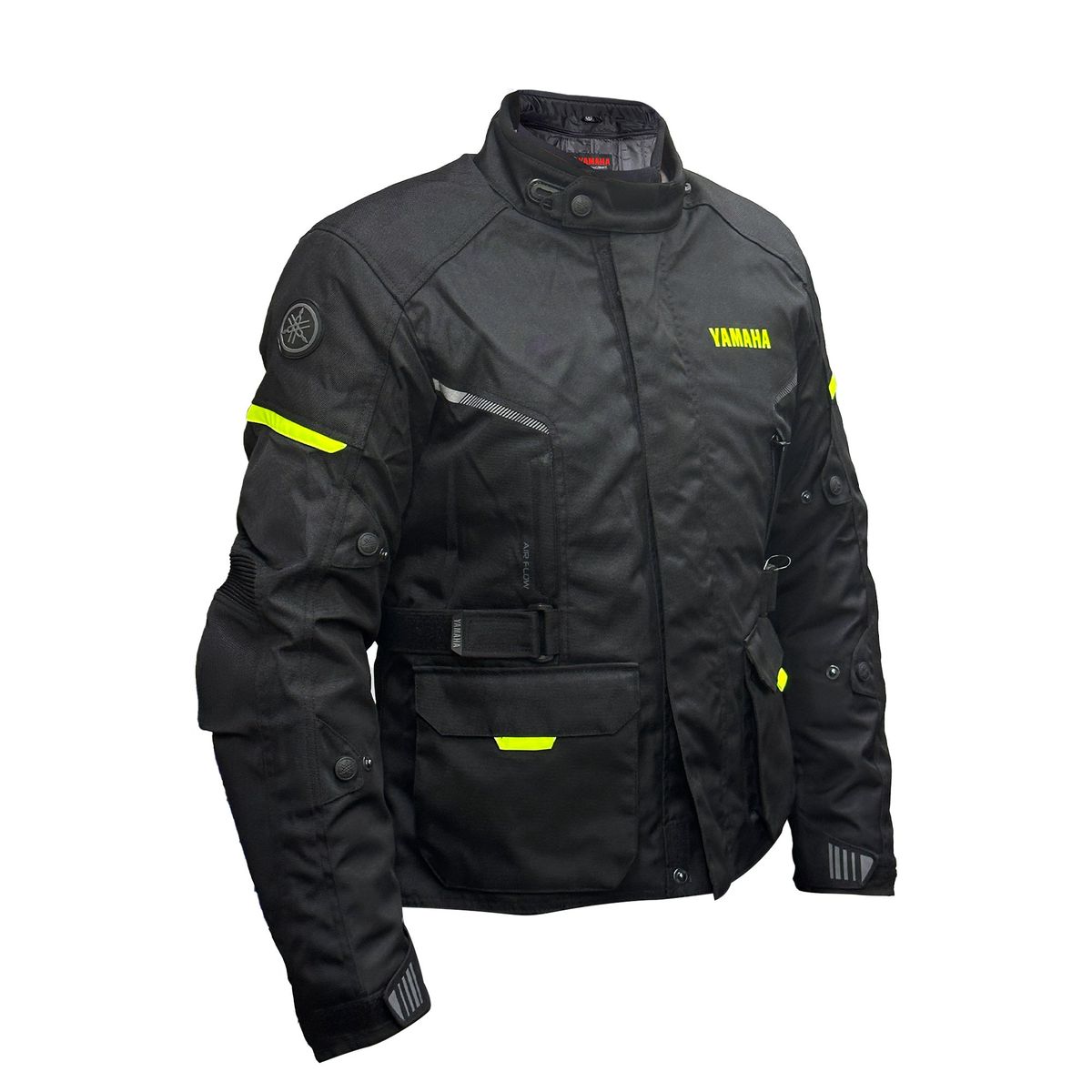 YAMAHA - Chaqueta Yamaha Railway Hombre Touring Negro Neon